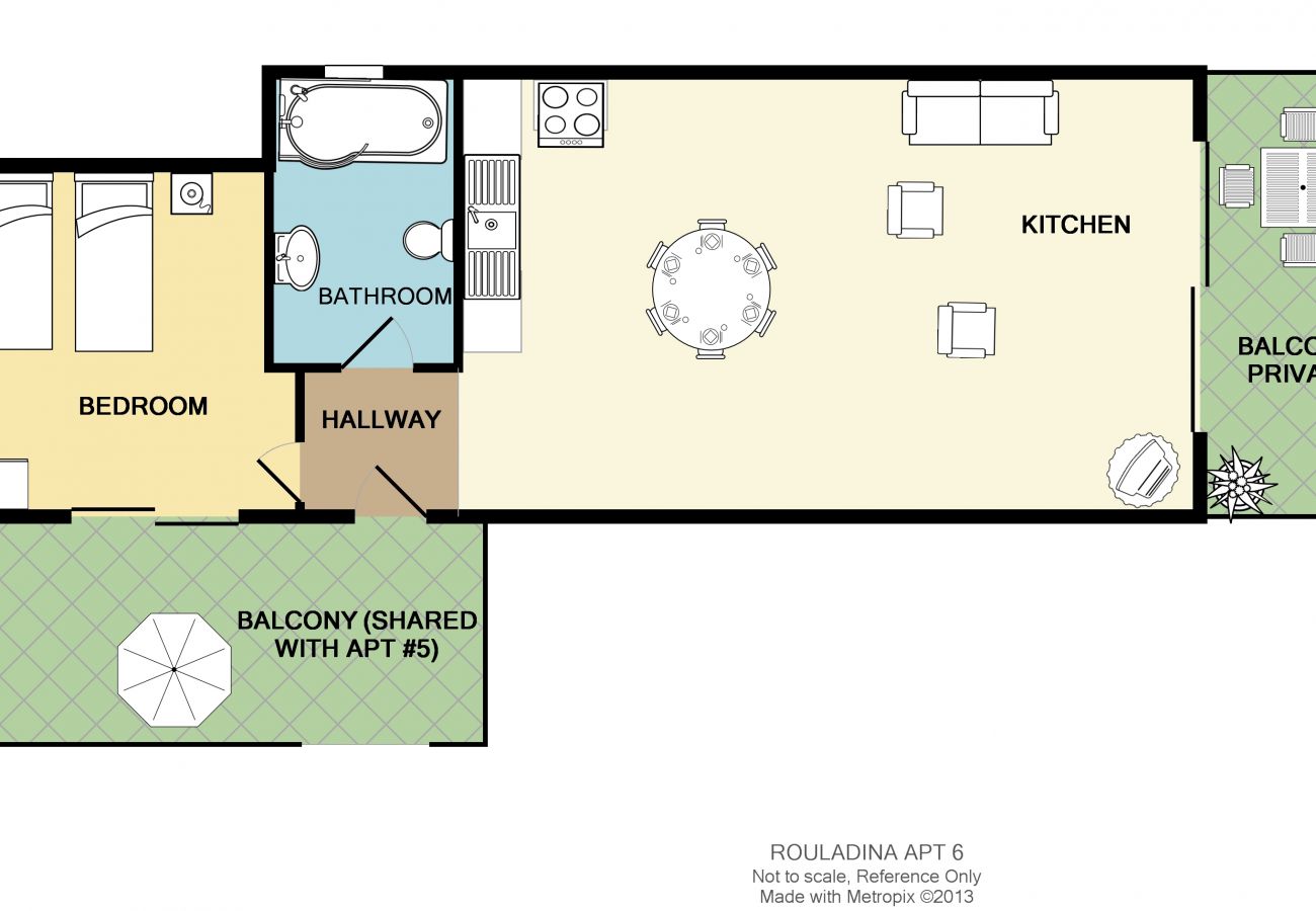 Ferienwohnung in Stalos - Rouladina Apt 6