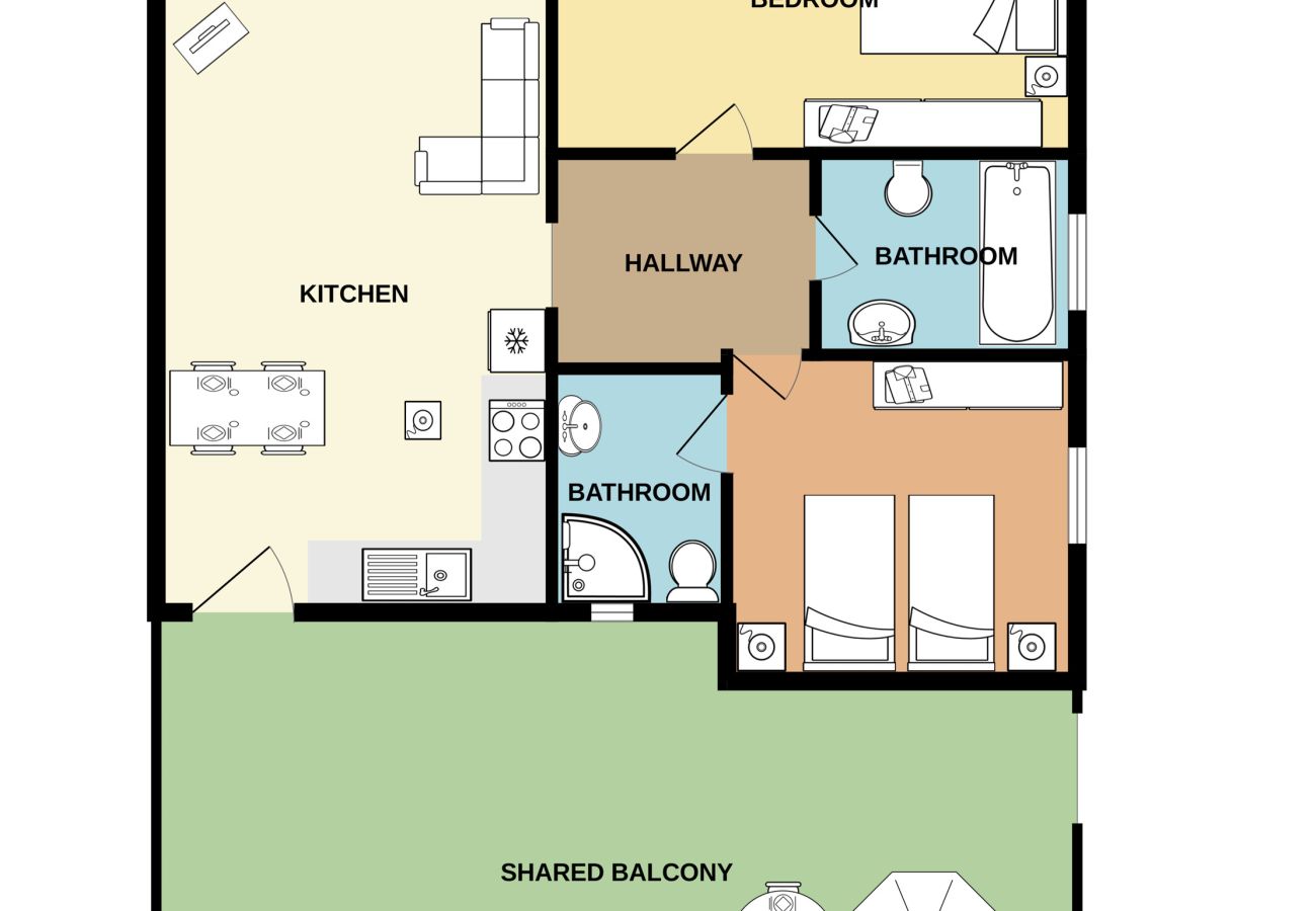 Ferienwohnung in Stalos - Rouladina Apt 6