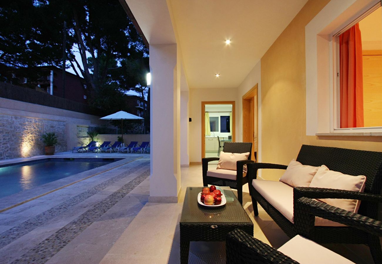 Villa Medina, terrace, pool