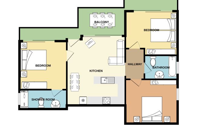 Apartment in Stalos - Rouladina Apt 3 Apartment in Stalos - Rouladina Apt 3