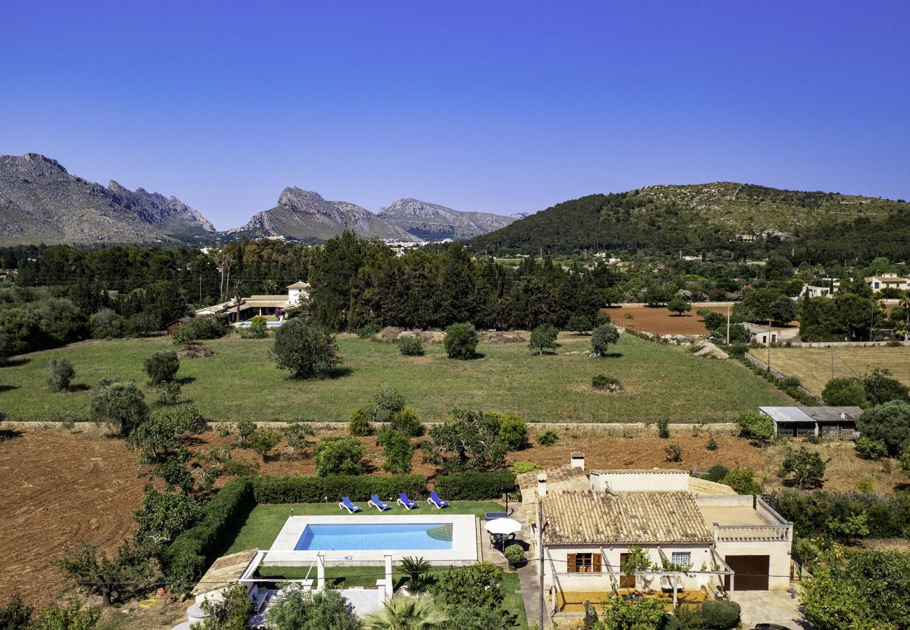 Ca'n Fotxica, aerial view garden