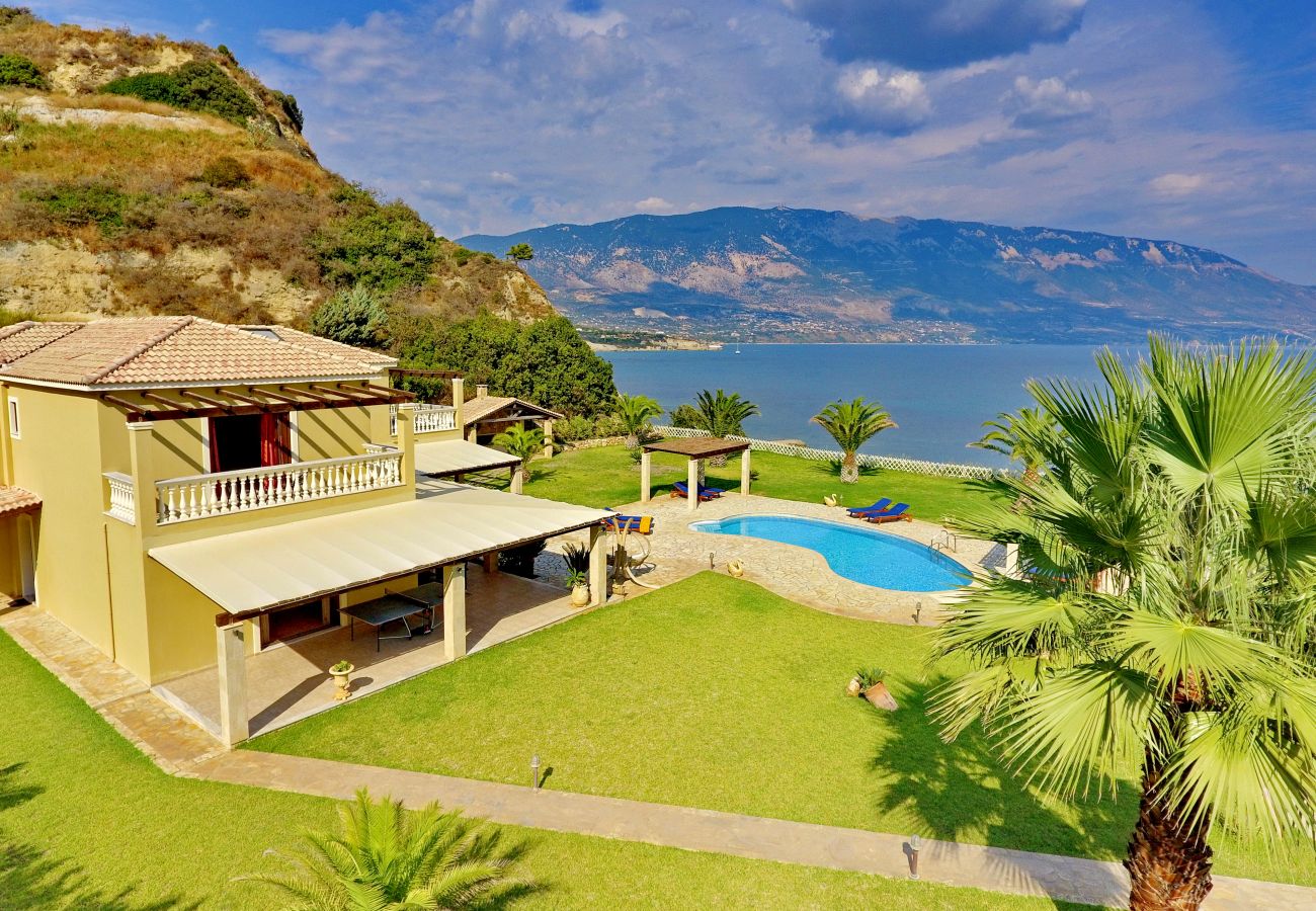 Villa Alexandros with sea and pool views
